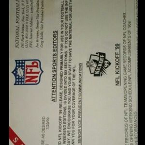 🏈The NFL Kick Off 99' Manual